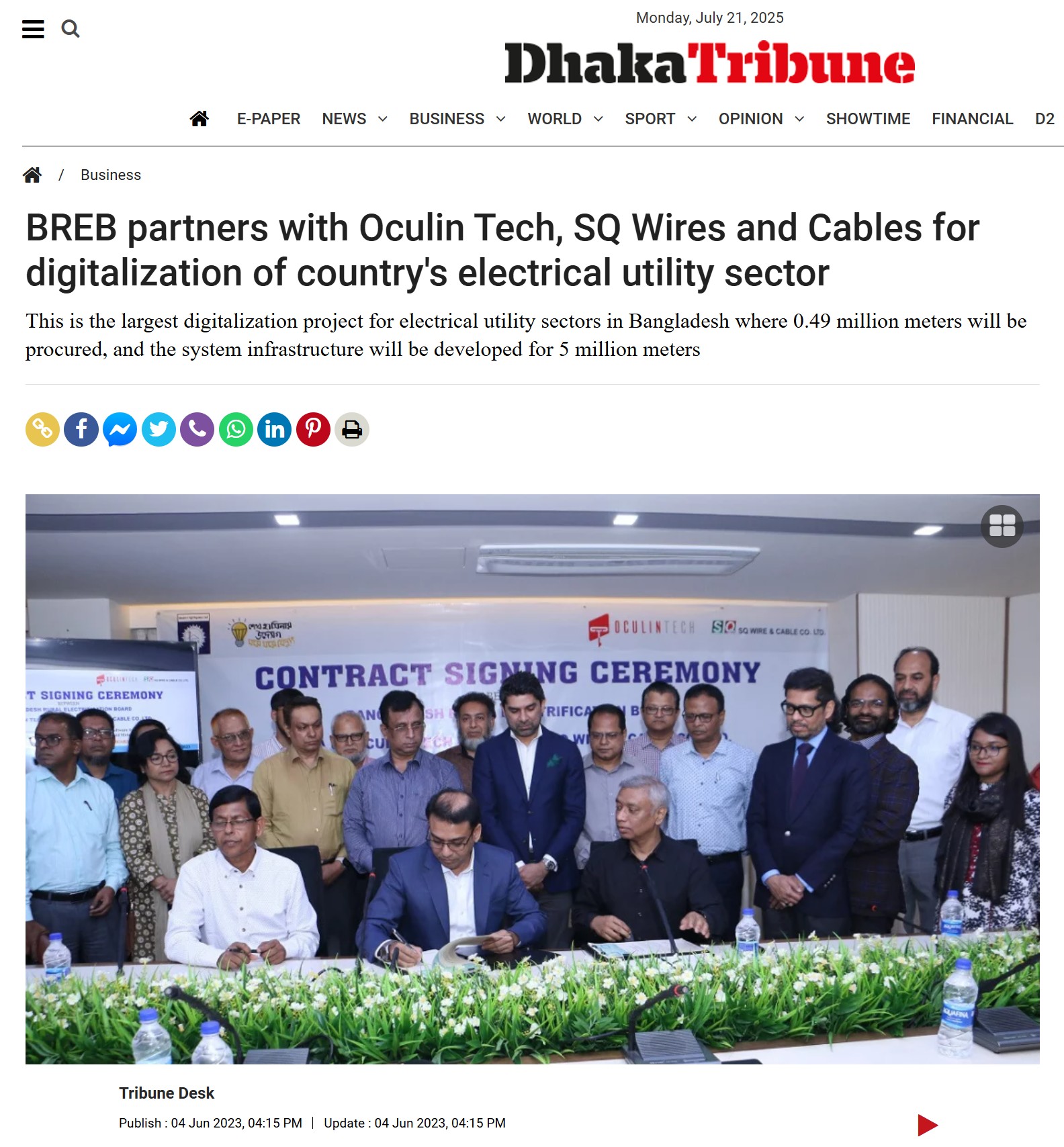 BREB Contract signing